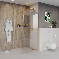 Niagara Душевая перегородка Nova NG-644-12GOLD – фотография-2